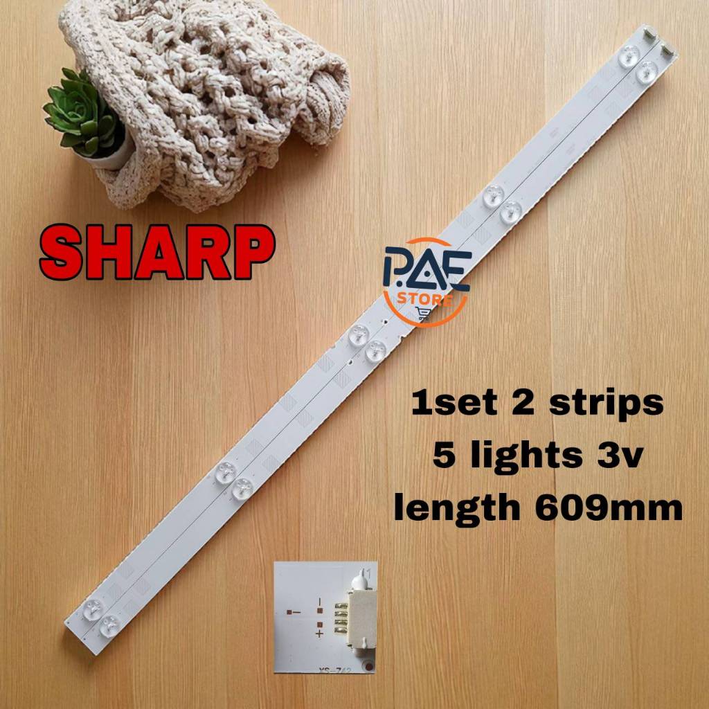 0001234 #หลอดเเบล็คไลท์ทีวีชาร์ป BACKLIGHT Sharp รุ่น LC-32LE180M : LC-32LE185M: LC-32LE280X : 2T-C3