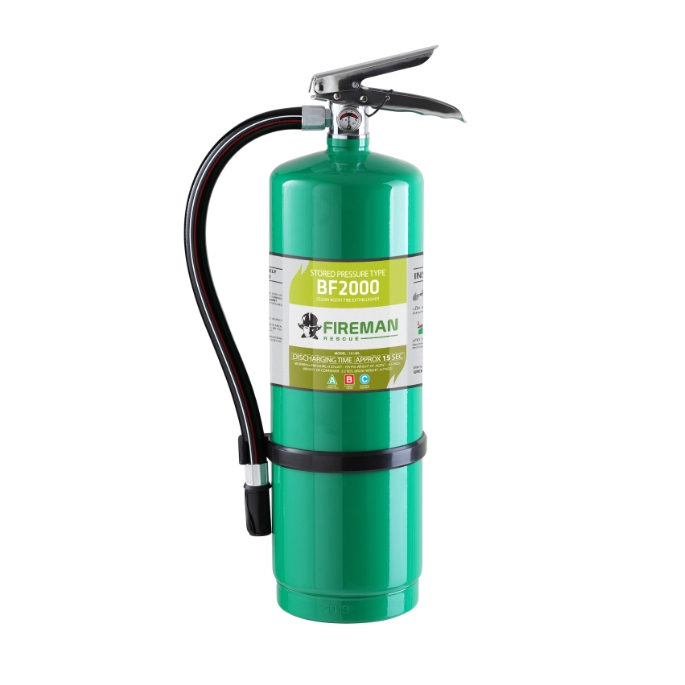 💥ค่าส่งต่อ1ถัง💥ถังดับเพลิง ชนิดน้ำยาเหลวระเหย BF-2000 ขนาด15ปอนด์  ยี่ห้อ Fireman ถังดับเพลิง BF2000