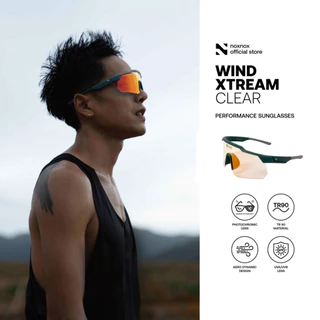 NOX NOX แว่นตากันแดดปรับแสงอัตโนมัติ รุ่น WIND XTREAM [ CLEAR ] Photochromic Lens พร้อมกล่องและถุงผ้า