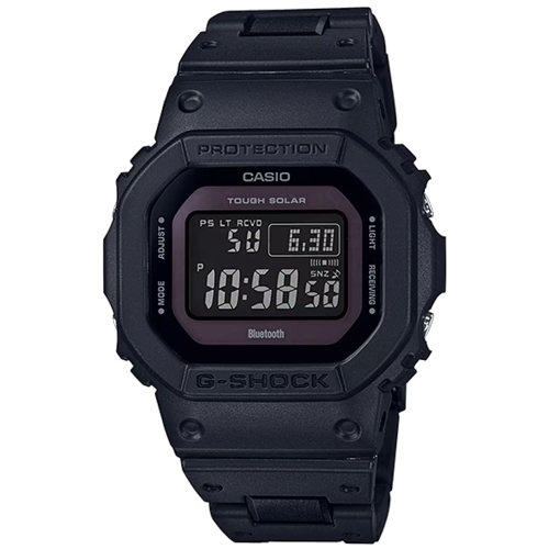 G-Shock นาฬิกาข้อมือผู้ชาย สายเรซิ่น สีดำ รุ่น GW-B5600,GW-B5600BC,GW-B5600BC-1B