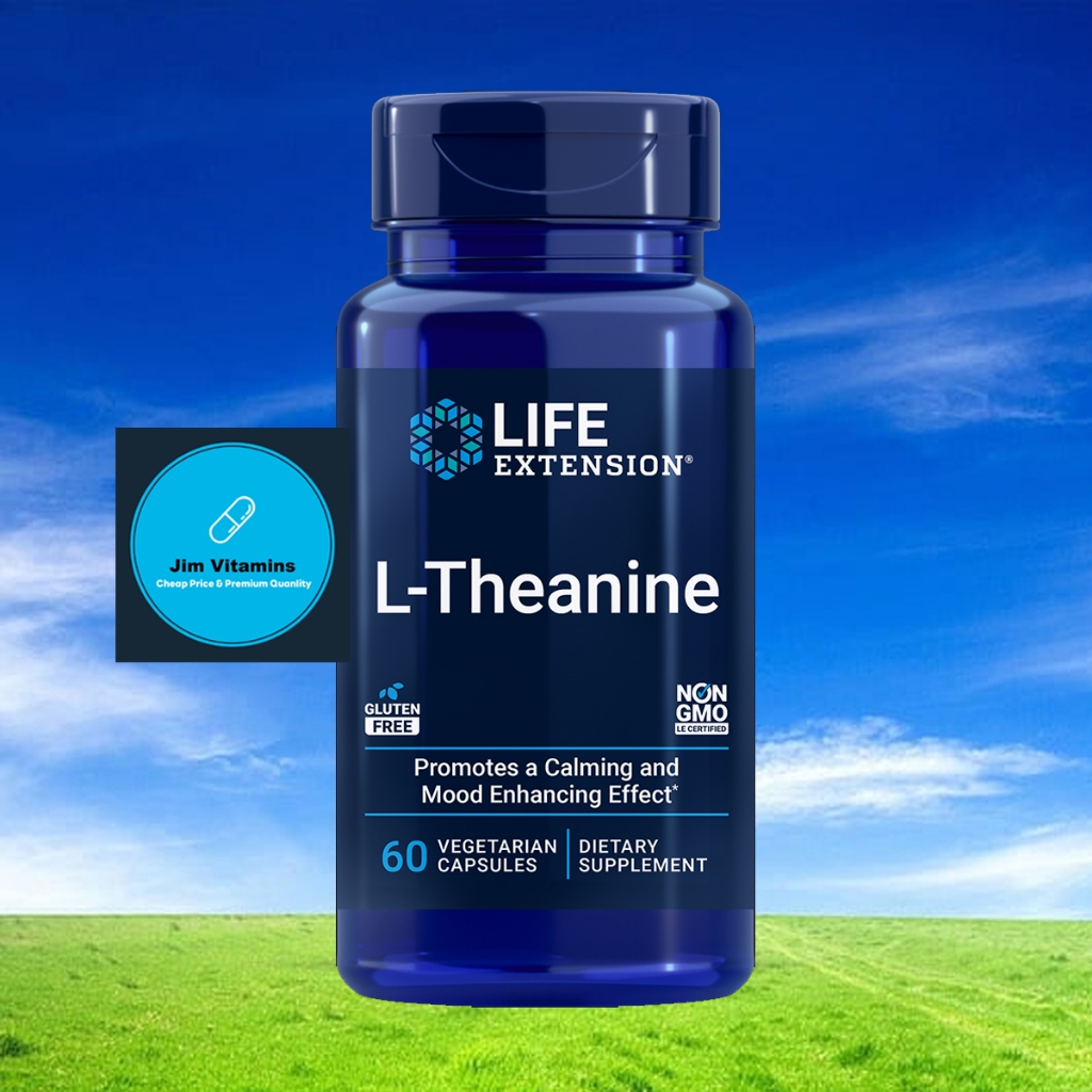 Life Extension L-Theanine 100 mg / 60 Vegetarian Capsules