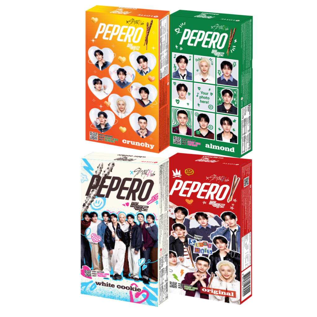 ล็อตเต้ เปเปโร่ บิสกิตแท่งเคลือบช็อกโกแลต กล่องใหญ่ บรรจุ 8 กล่อง / Lotte PEPERO