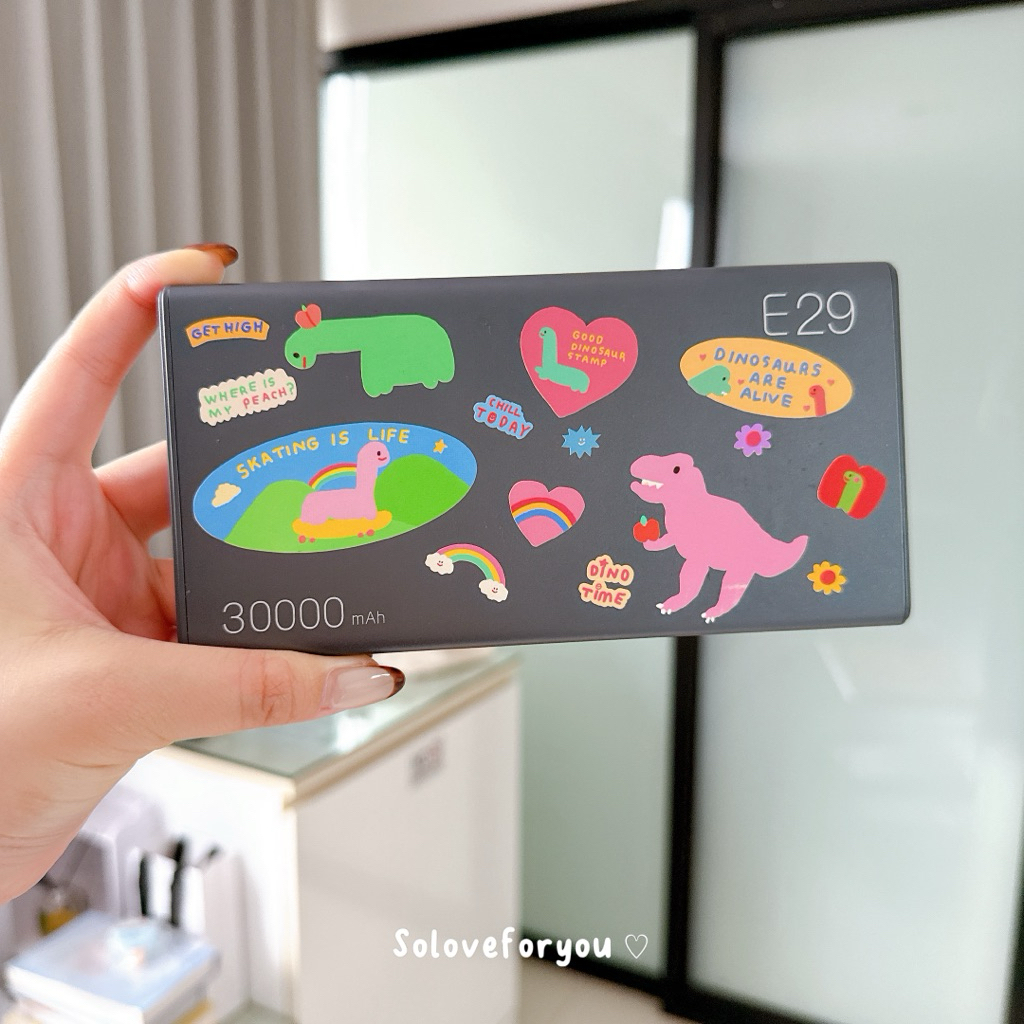 [Code: SLOCT125 ลดทันที 125.- ช้อปครบ 500.-] แถมฟรี ซอง+ สติกเกอร์ ELOOP 30,000 mAh รองรับไทป์ซี/ฟาสชาร์จ ชาร์จไว