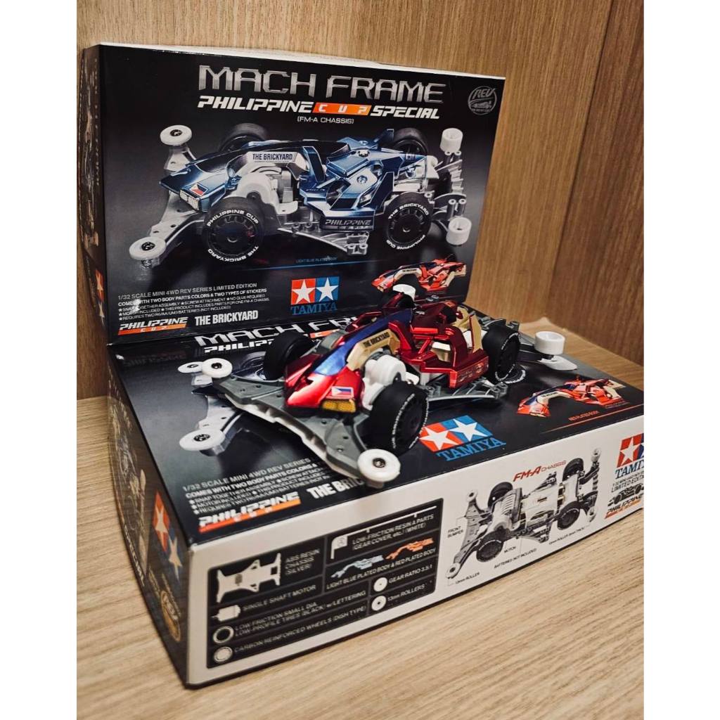 Tamiya 92462 - Mach Frame PHILIPPINE CUP SPECIAL บอดี้วิบวับ 2 ชิ้นในกล่อง (FM-A)