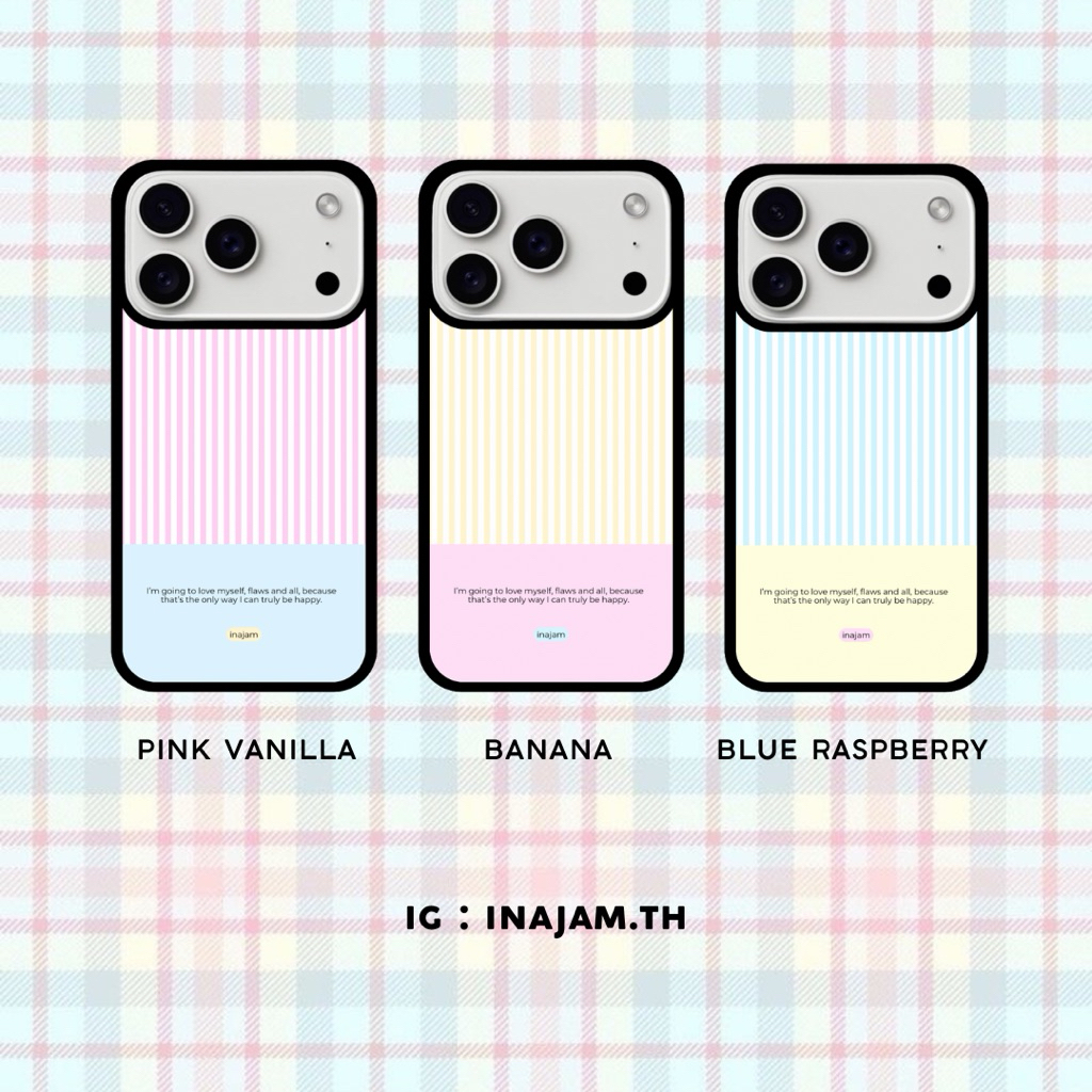 เคสไอโฟนแบรนด์ Inajam Collection Cotton Candy