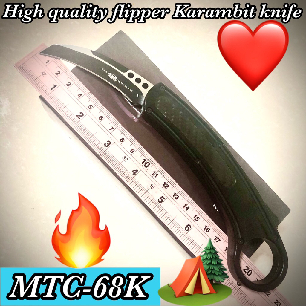 High quality Karambit flipper knife MCT-68K for collection and use camping 🏕️