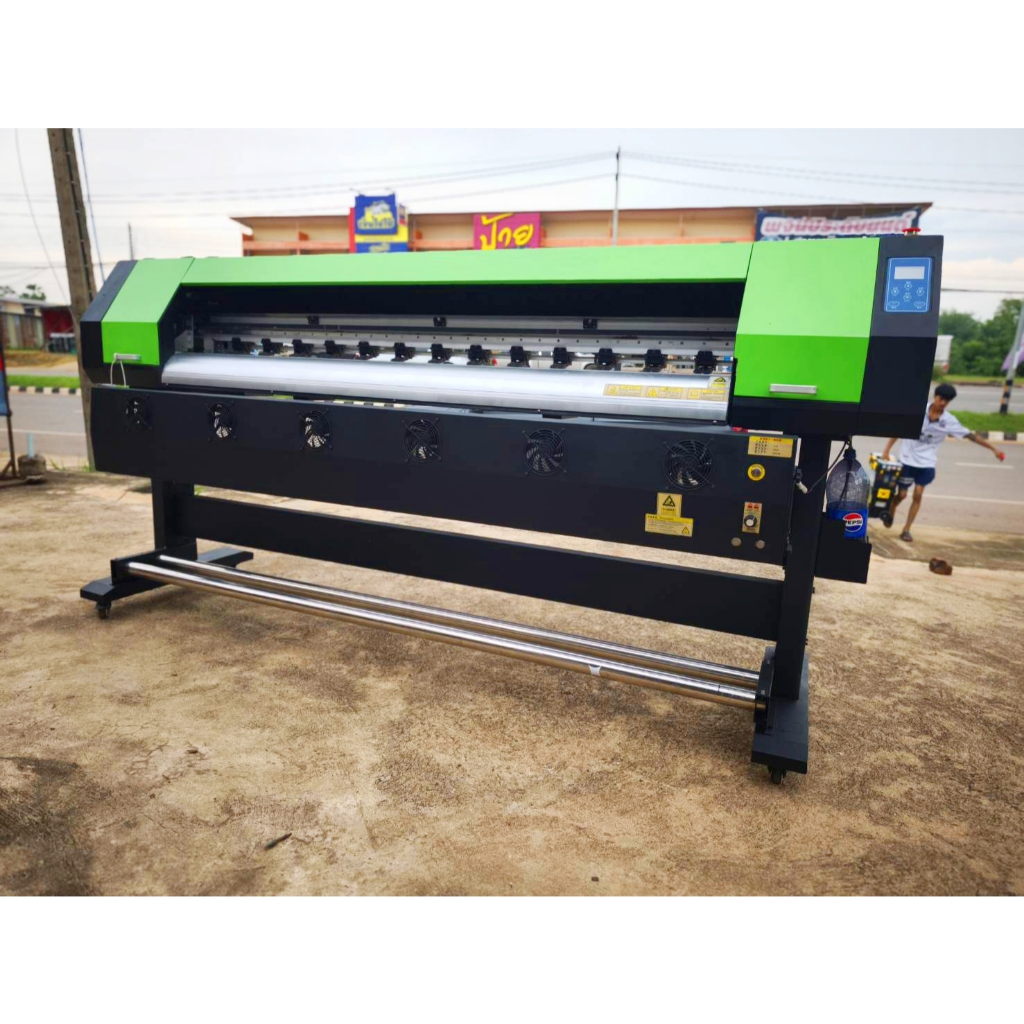 🔥เครื่องพิมพ์ป้ายไวนิล💡 สติ้กเกอร์ -📷 DX11-10 มีประกัน 💎ᴠɪᴘ หัวใหม่  E-CO SOLVENT  🎁  มือ-2/ เริ่ม 3