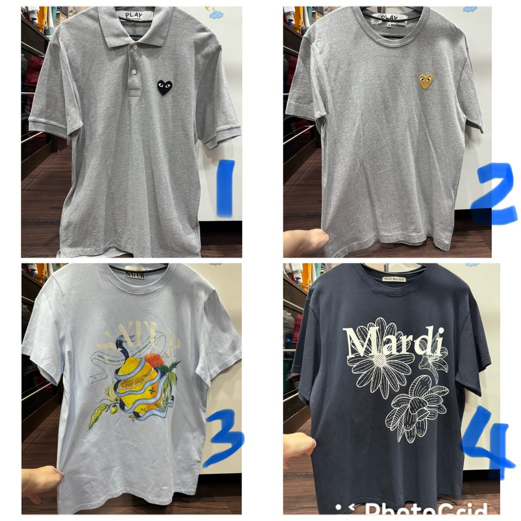 โพสนี้เบอร์3,4เสื้อผู้ใหญ่Saturของแท้และMardiของแท้