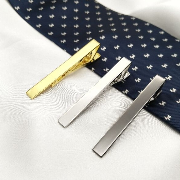 คลิปหนีบเนคไท  คลิปประดับเนคไท ที่หนีบเนคไท ของขวัญ แฟชั่นสําหรับผู้ชาย ที่หนีบเนกไท สีเงิน สีทอง สำหรับผู้ชาย - รูปที่ 7