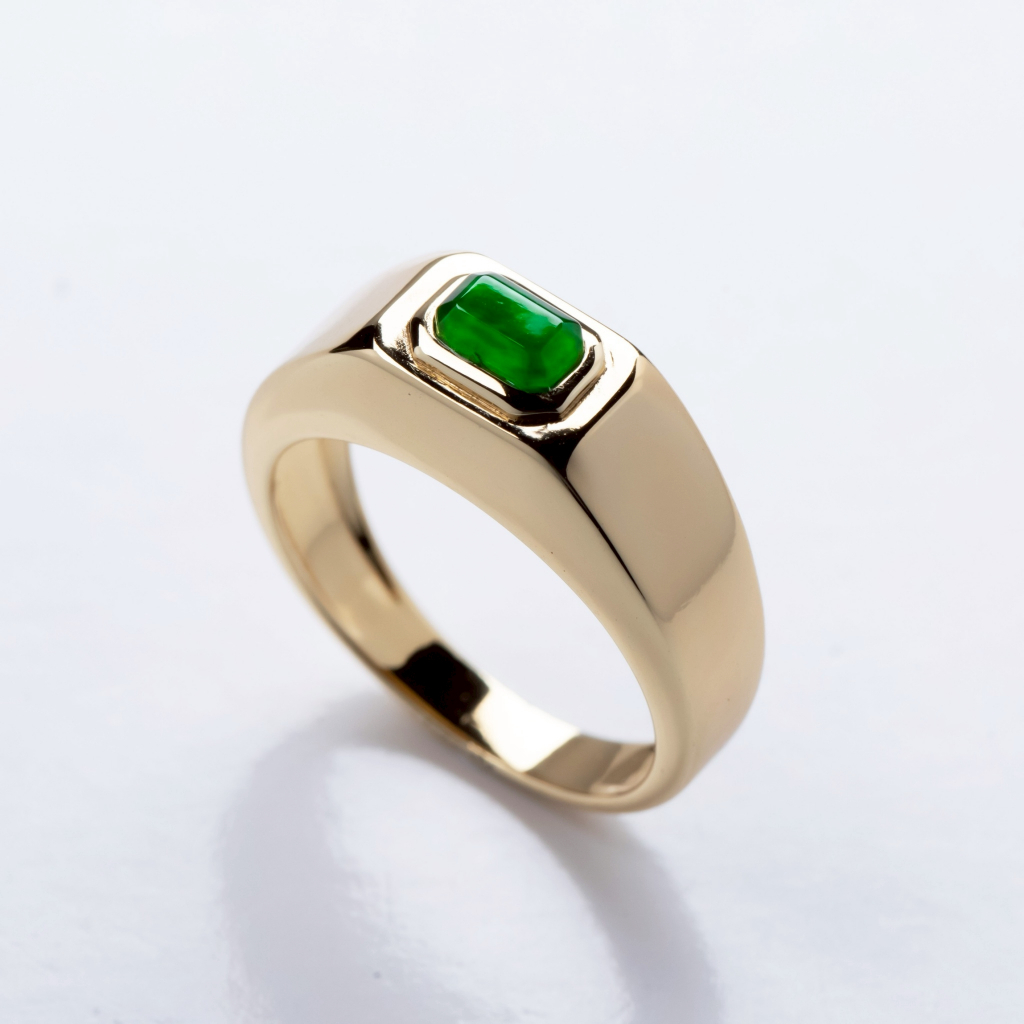 แหวนหยกเขียว Jadeite Type A (กัวเตมาลา)