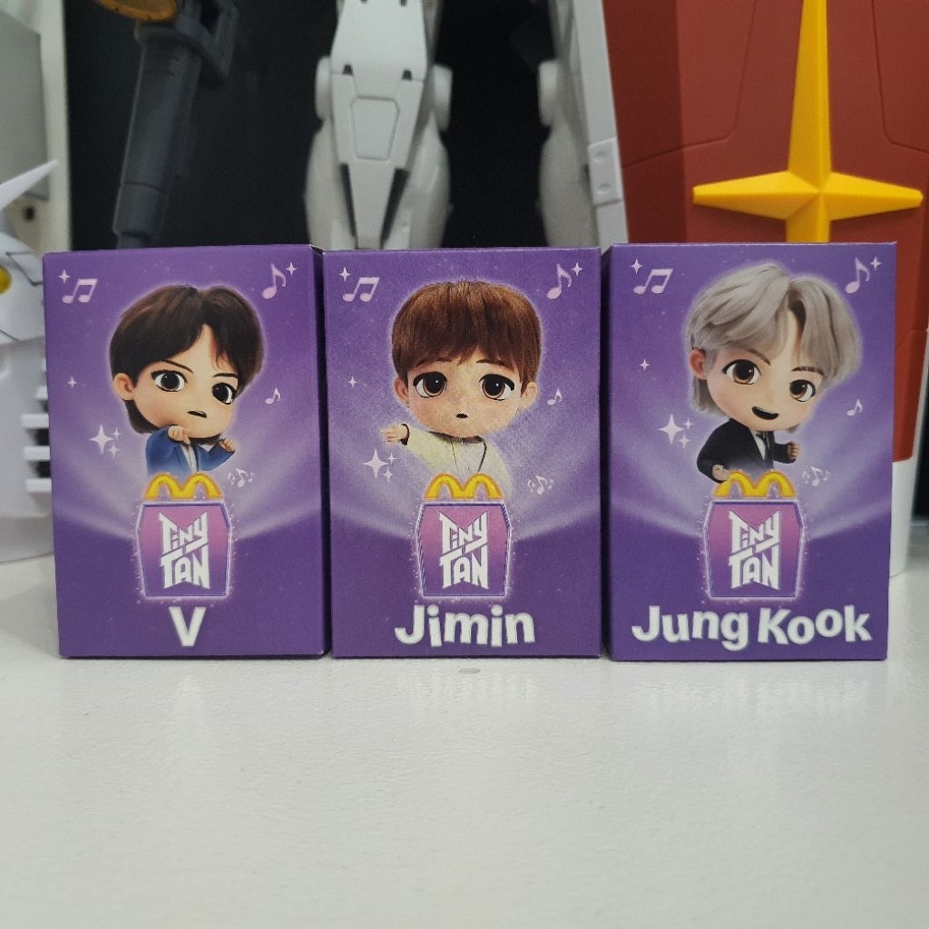 (พร้อมส่ง) TinyTan Happy Meal Jimin / V / Jungkook (McDonald's)