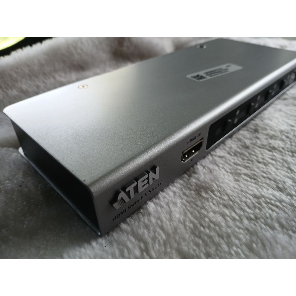 เครื่องสลับสัญญาณภาพ รุ่น ATEN VS481A HDMI 1.3b 4 input ออก 1 output ใช้งานปกติ