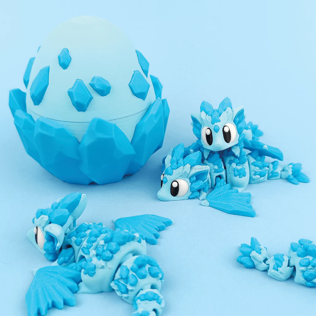 🐉🥚โมเดลมังกรไข่จิ๋ว ของเล่นมังกร ฟิกเกอร์มังกร 3D ของสะสม ตกแต่งบ้าน โต๊ะทำงาน แข็งแรง ทนทาน 🌈✨ thumbnail 6
