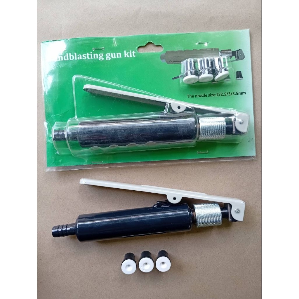 หัวพ่นทราย ปืนยิงทราย sandblasting gun kit okura psb-4