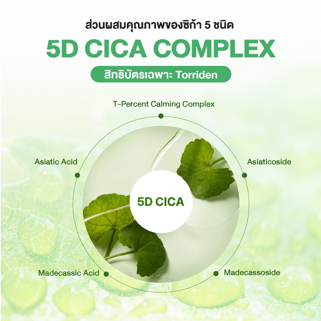 [สูตรใหม่] Torriden Balanceful Cica Control Serum (50ml) + Balanceful Cica MaskSheet(10ea) ทอร์ริเดน - รูปที่ 5