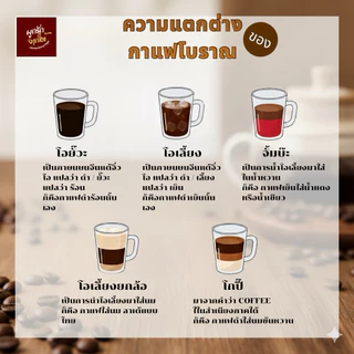 โกปี้ (กาแฟโบราณ) กาแฟใต้ โอเลี้ยง รสชาติหอม ไม่เปรี้ยว ขนาด 500 กรัม