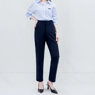 VILA | Baby Cylinder TM16 กางเกงขากระบอกเล็ก ทรงใส่ทำงาน งานตัด VILA