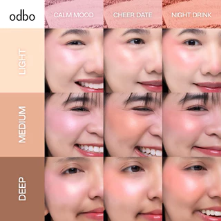 ส่งด่วน/ส่งทันที ODBO DUO FUSE BLUSH & HIGHLIGHT โอดีบีโอ ดูโอ้ ฟิวส์ บลัช แอนด์ ไฮไลท์ OD1333 ปริมาณ 3+3กรัม