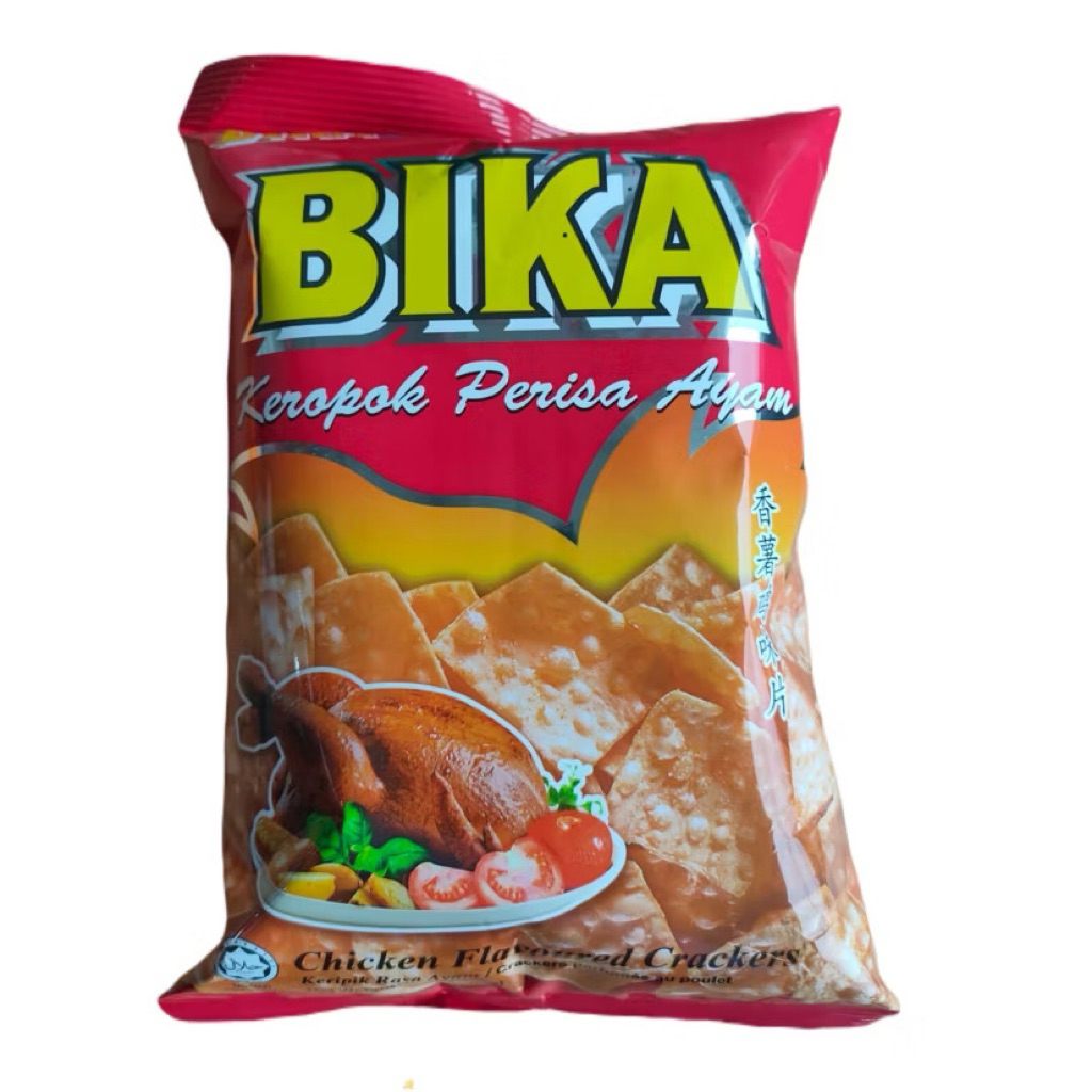 (ห่อใหญ่สุดคุ้ม) ขนม Bika รสไก่ 60 กรัม