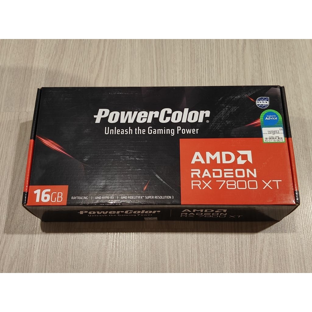 Rx 7800xt 16GB Power Color (มือ1, ประกัน3ปี)