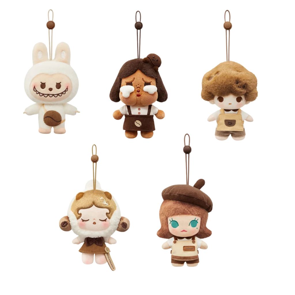 POP BEAN Coffee [ของแท้💯พร้อมส่งในไทย🇹🇭] 🌈เช็คการ์ด🌈POP BEAN Coffee Factory Series-Plush Pendant