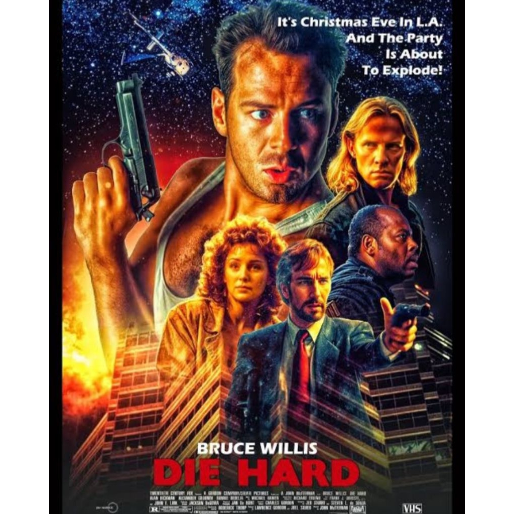 Blu-ray+DVD ปก+สกรีนแผ่น Die Hard (1988) นรกระฟ้า ภาค 1