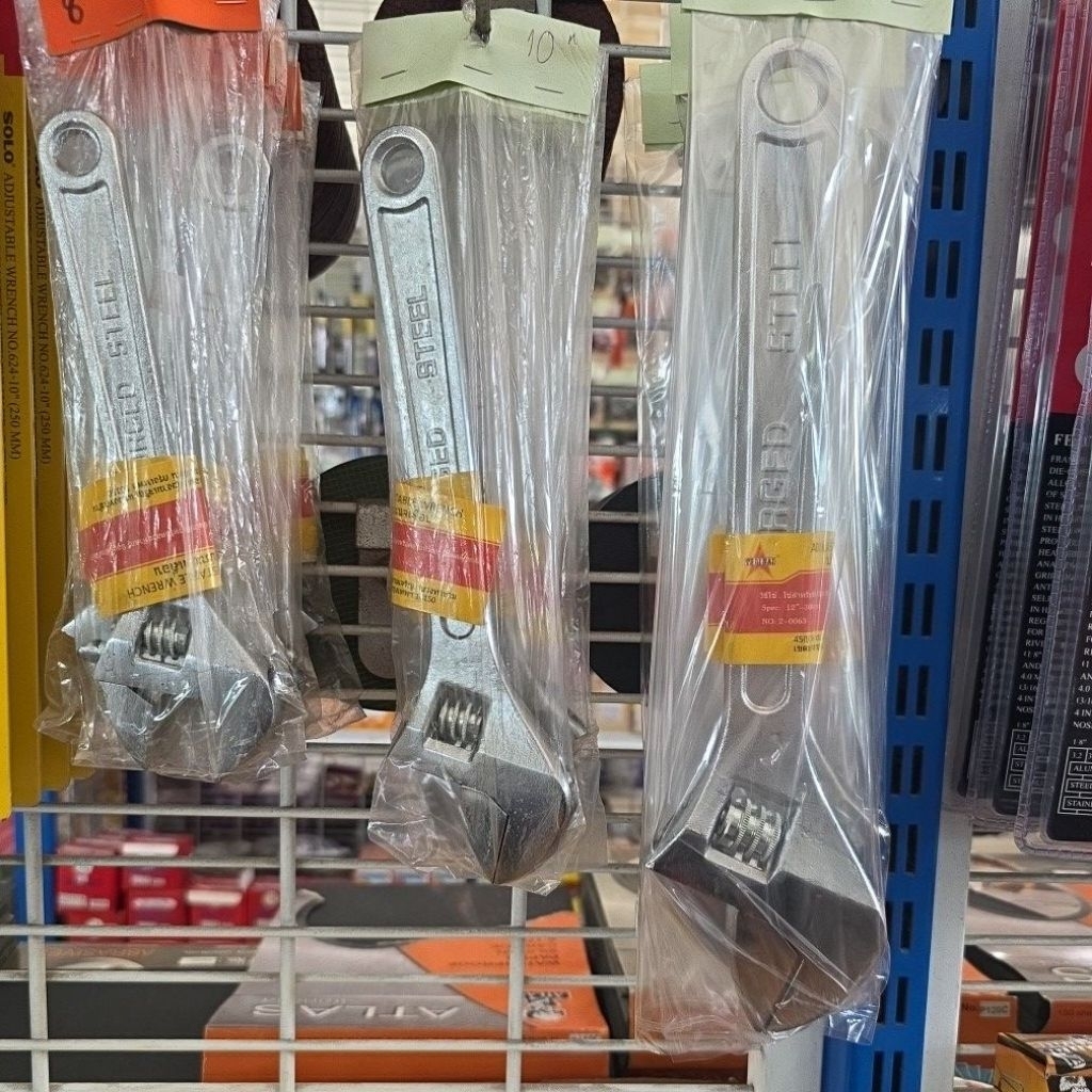 ประแจเลื่อน TE LI NAI มีขนาด 8 , 10 ,12 นิ้ว