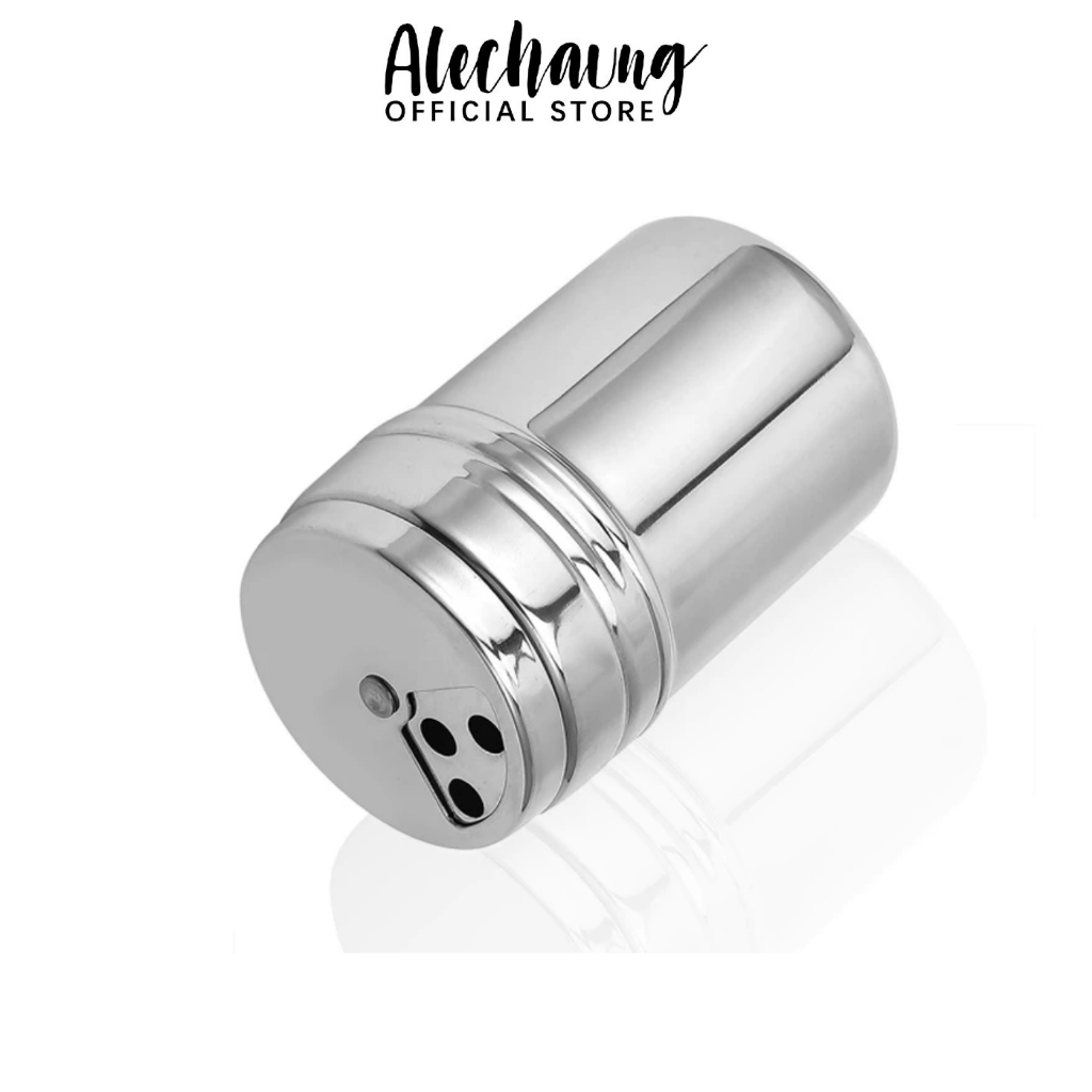 Alechaung ที่ใส่เครื่องปรุง สแตนเลส กระปุกใส่เครื่องเทศ ขวดใส่พริกไทย 150ml Salt Spice Shaker