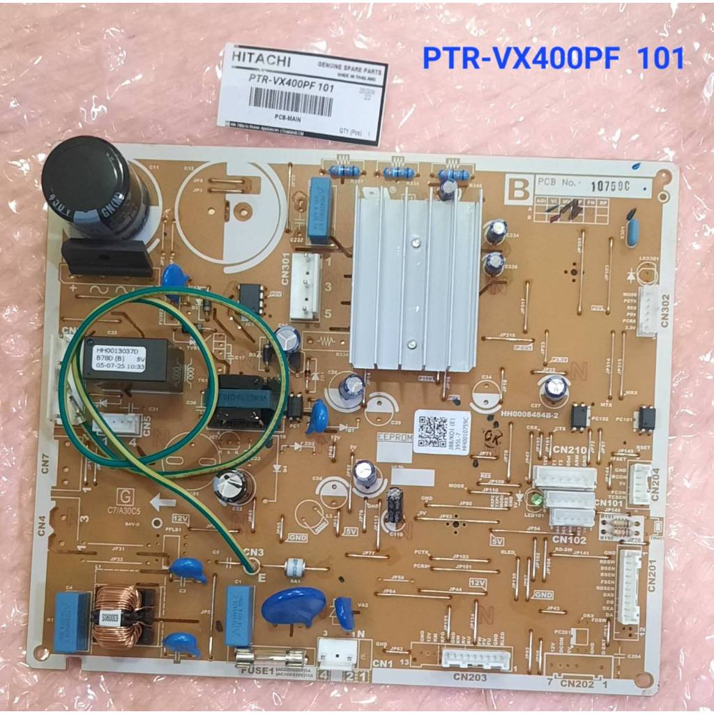 PTR-VX400PF*101 แผงควบคุม ตู้เย็น Hitachi ใช้กับรุ่น R-VX400PF-1, R-VGX400PF-1 เท่านั้น