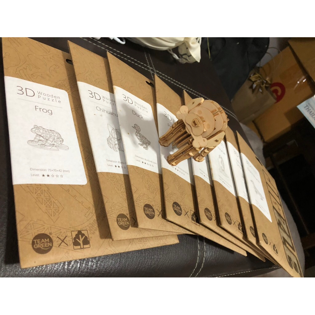 3D wooden Puzzle จิ๊กซอว์ 3 มิติ