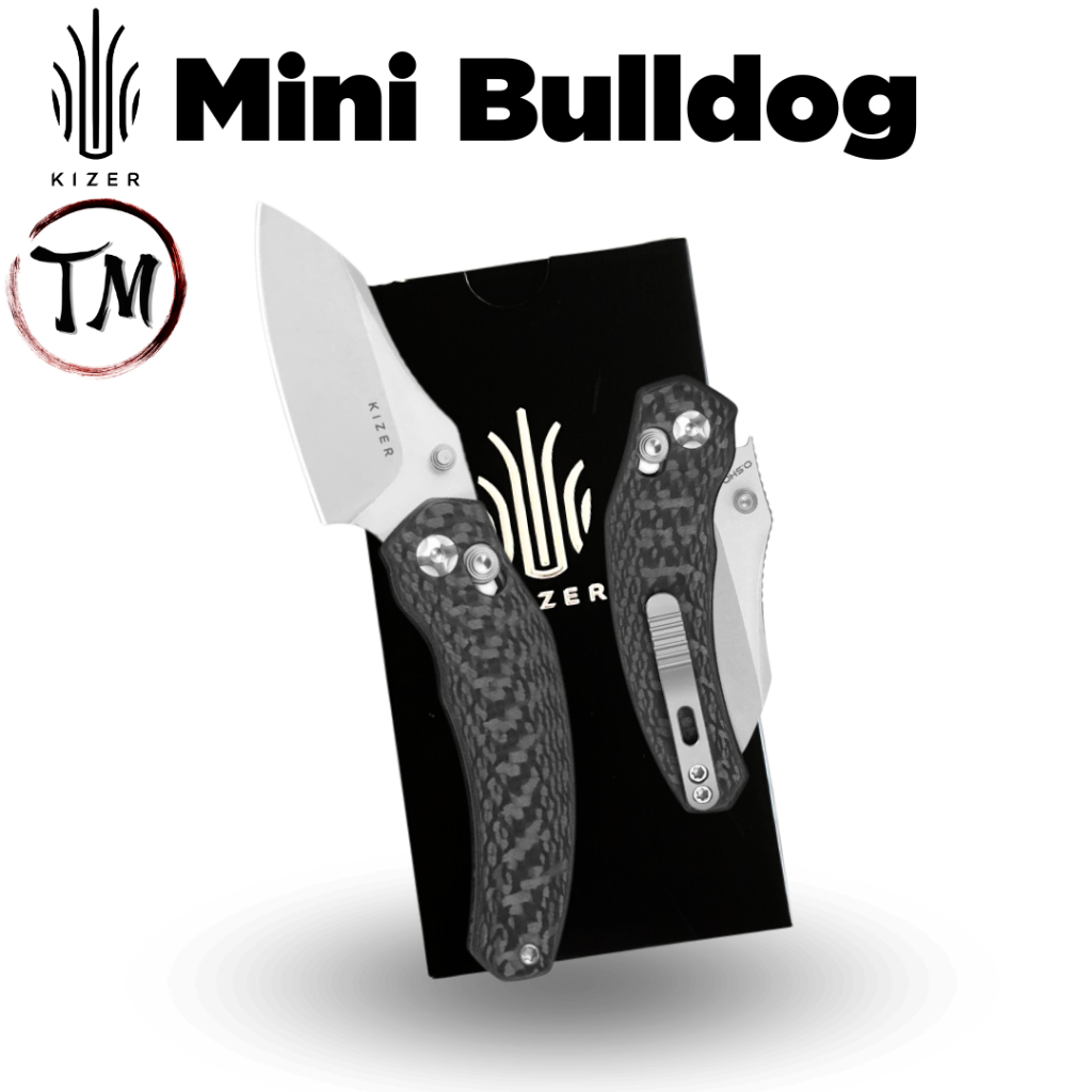 Kizer Mini Bulldog Ki3672SA3 มีดพับ EDC ขนาดกะทัดรัดพร้อมด้ามจับที่ กระชับมือ