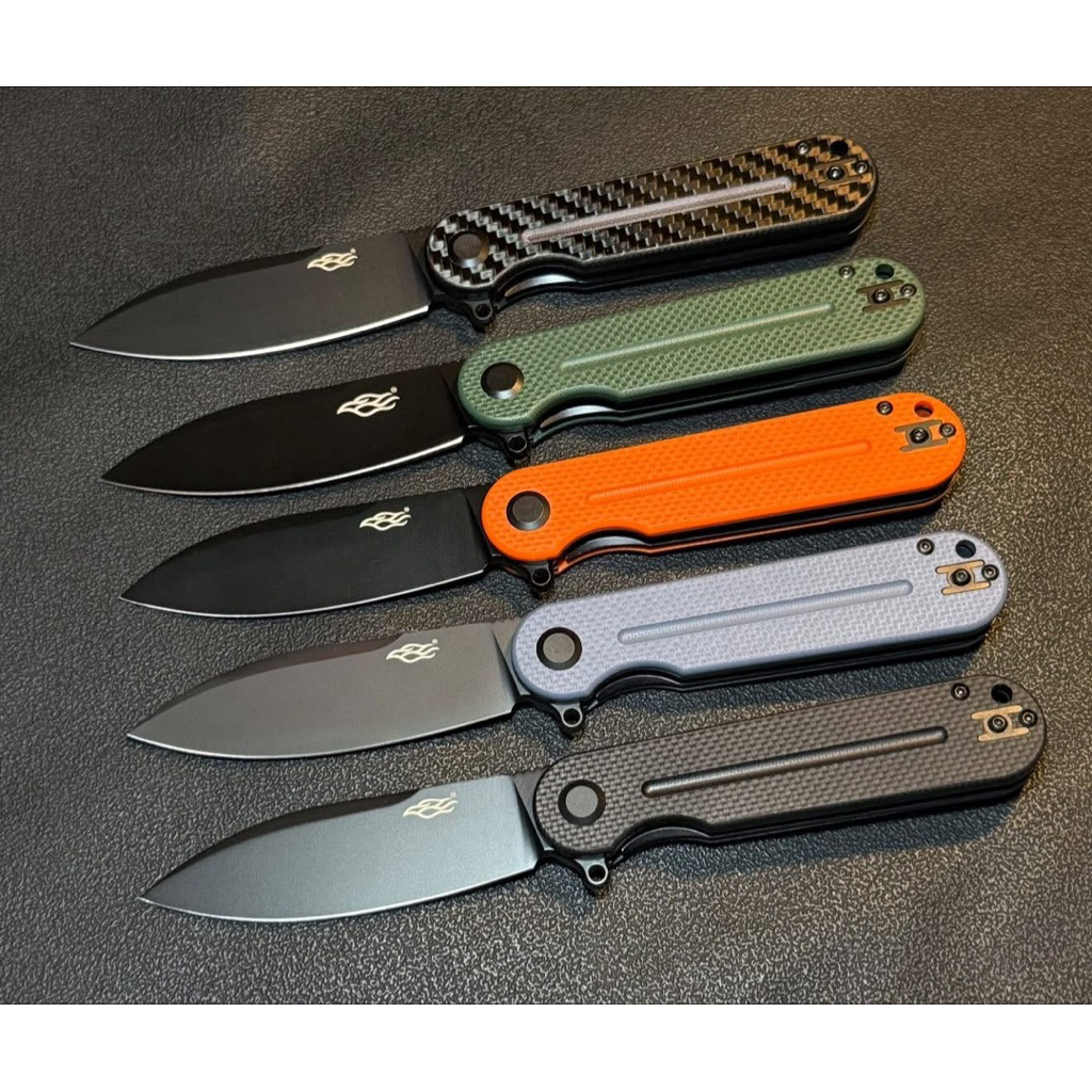 มีดพับGanzo FH922PT ของแท้100% วัสดุใบมีดเหล็ก D2ใบดำ วัสดุด้ามจับ G10 ใบมีดยาว 3.3 นิ้ว