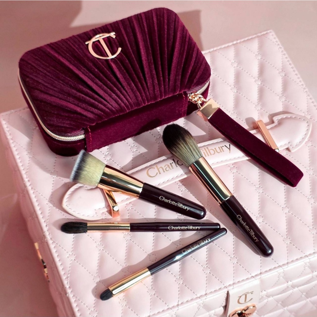 Charlotte Tilbury   Hollywood Mini Brush Set ป้ายไทย พร้อมถุง