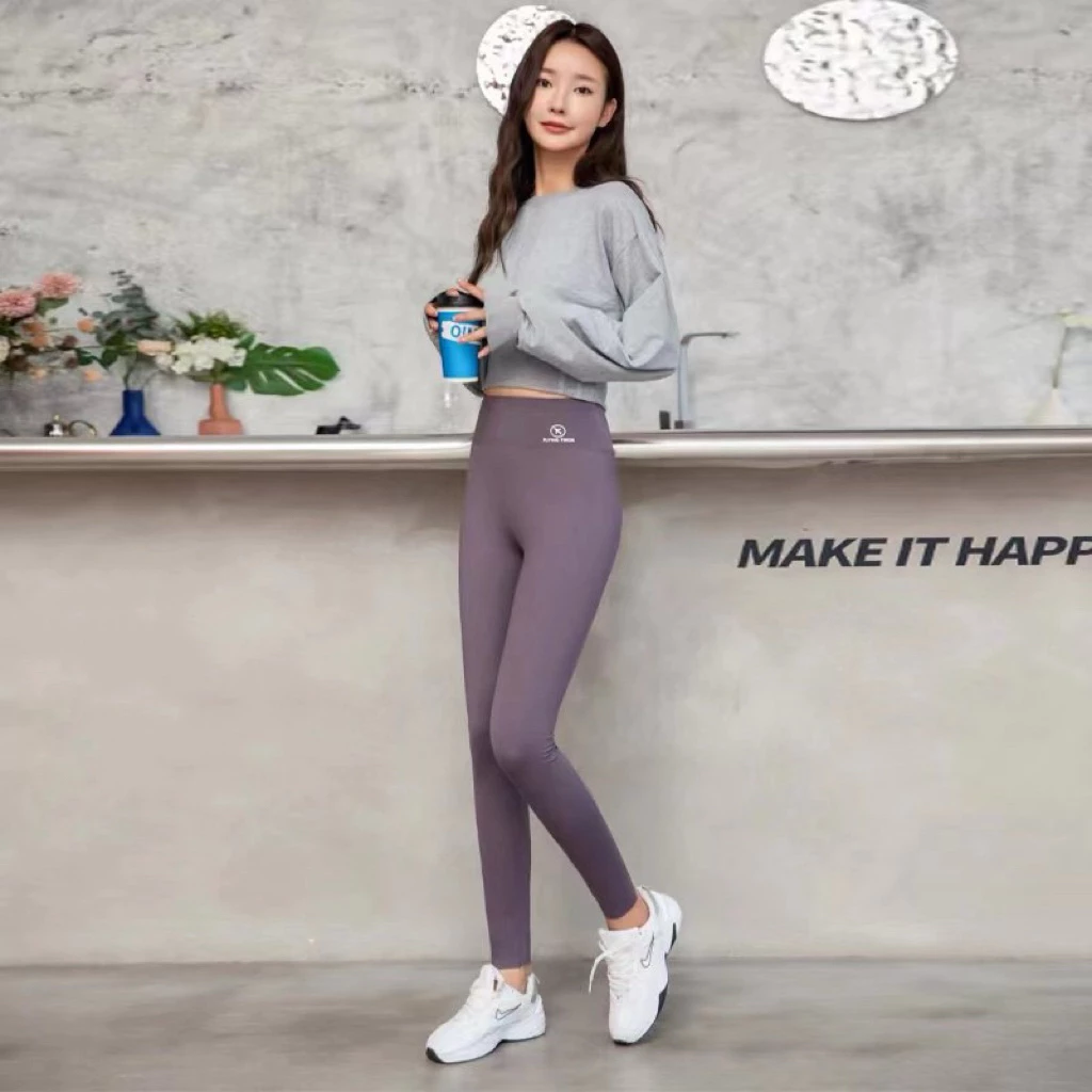 Rlegging กางเกงเลกกิ้งออกกำลังกายไซส์ใหญ่ 6XL เอวสูง thumbnail 3
