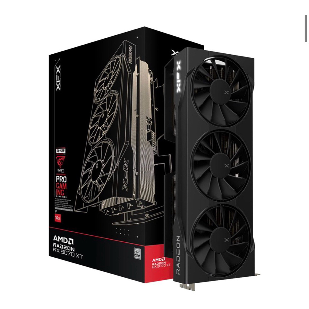 RX9070XT 16GB XFX GAMING OC BLACK มือ 1 ประกันศูนย์ไทย (มีของพร้อมส่ง)