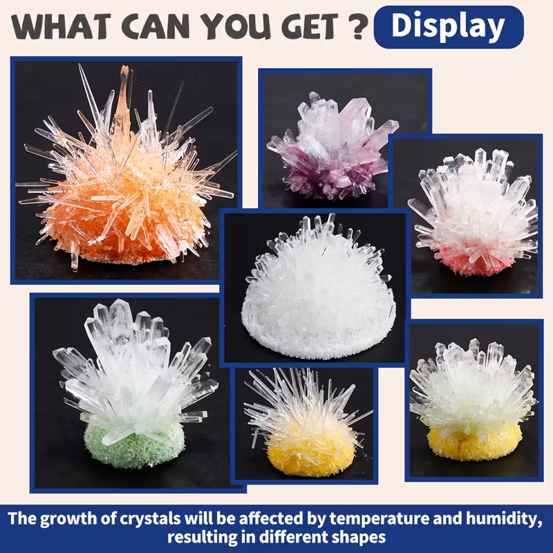 DIY คริสตัล การปลูก เด็ก ของเล่นเพื่อการศึกษา นักเรียน วิทยาศาสตร์ คริสตัล การเพาะเลี้ยง การทดลอง - รูปที่ 5