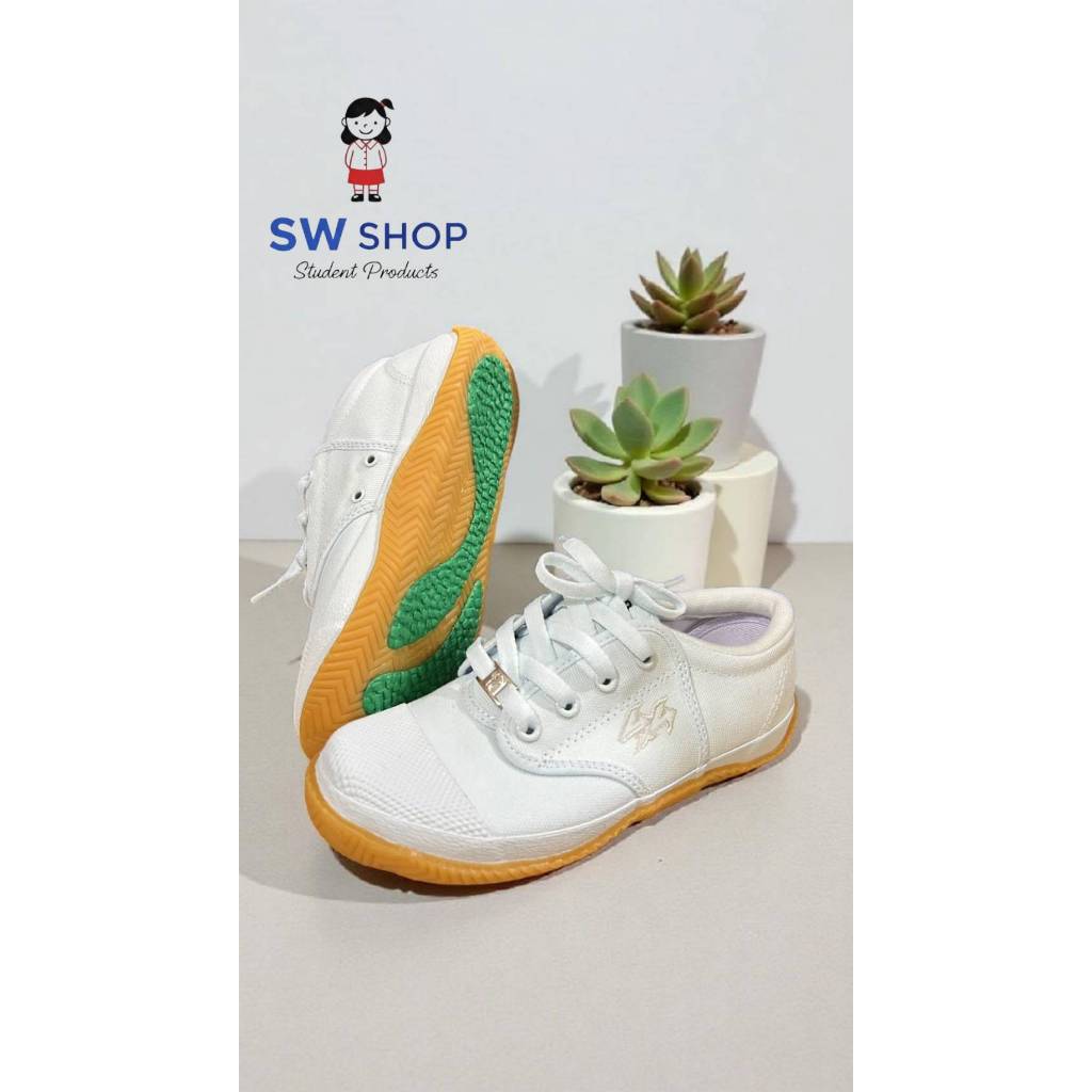 รองเท้าผ้าใบเบรกเกอร์ฟุตซอลรุ่นBK4 สีขาว