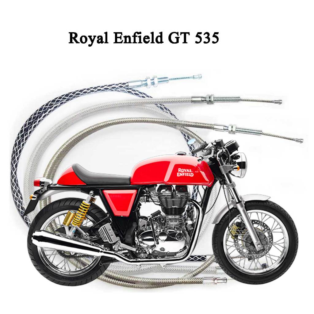 พรีออเดอร์ RE GT 535 Royal Enfield Continental GT535 รอยัล เอนฟิลด์ สายคลัทช์ ครัช ระฆังทอง สายเร่ง สายเบรค