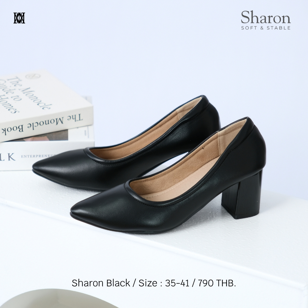 iamJinny JN154 รุ่น Sharon 2.5 นิ้ว สีดำ