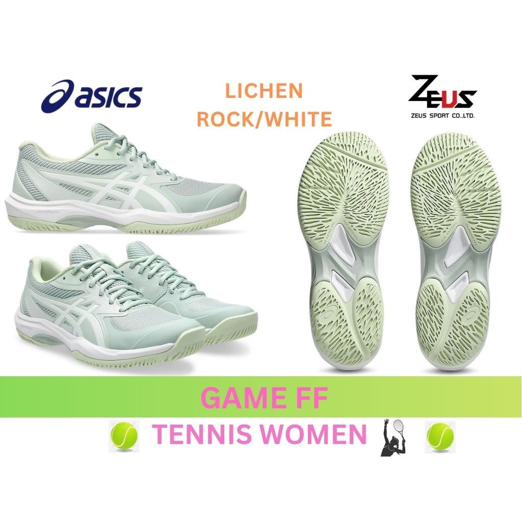 ASICS GEL-TENNIS รองเท้าเทนนิสผู้หญิง เน้นความมั่นคงและสบายเมื่อเล่นเทนนิส ช่วยให้ก้าวไปข้างหน้าได้อย่างมั่นใจ