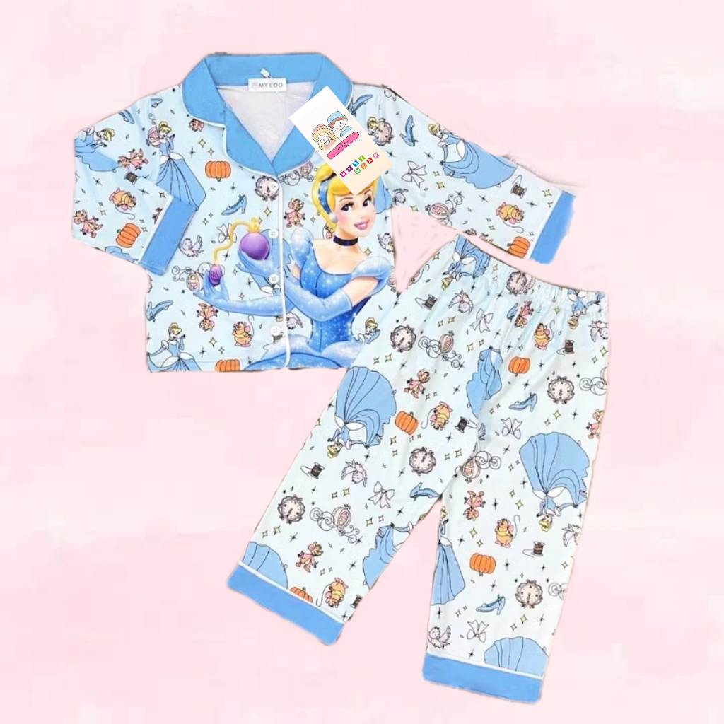 MC131 ชุดนอนเด็กหญิง มีทั้ง แขนนสั้นและ แขนยาว ลายการ์ตูนน่ารัก สีพาสเทลหวาน น่ารักฟรุ้งฟริ้ง ผ้าใส่สบาย ระบายอากาศดี รูปที่ 4