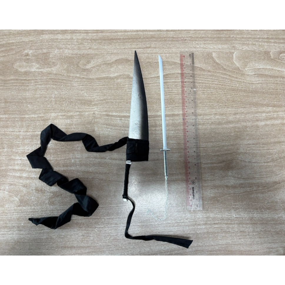 In-Stock 1/6 Scale Accessories White Ichigo Bleach Gametoys Tensa Zangetsu bankai Sword Model