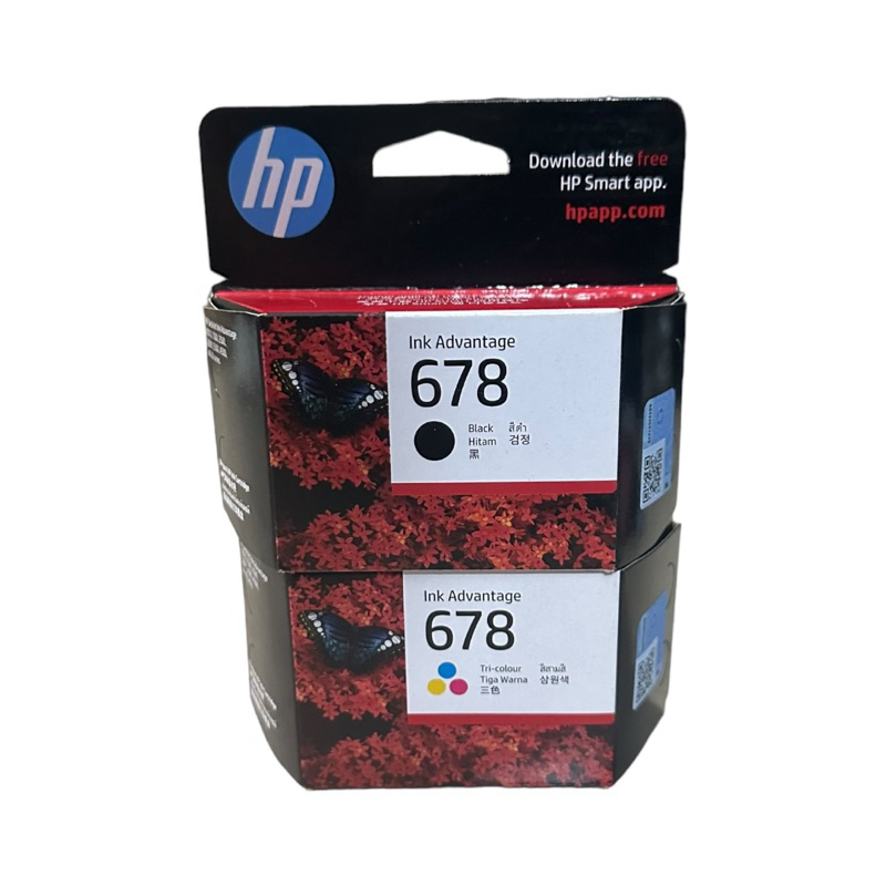 HP 678 BK CO หมึกพิมพ์ Inkjet ของแท้ 100%