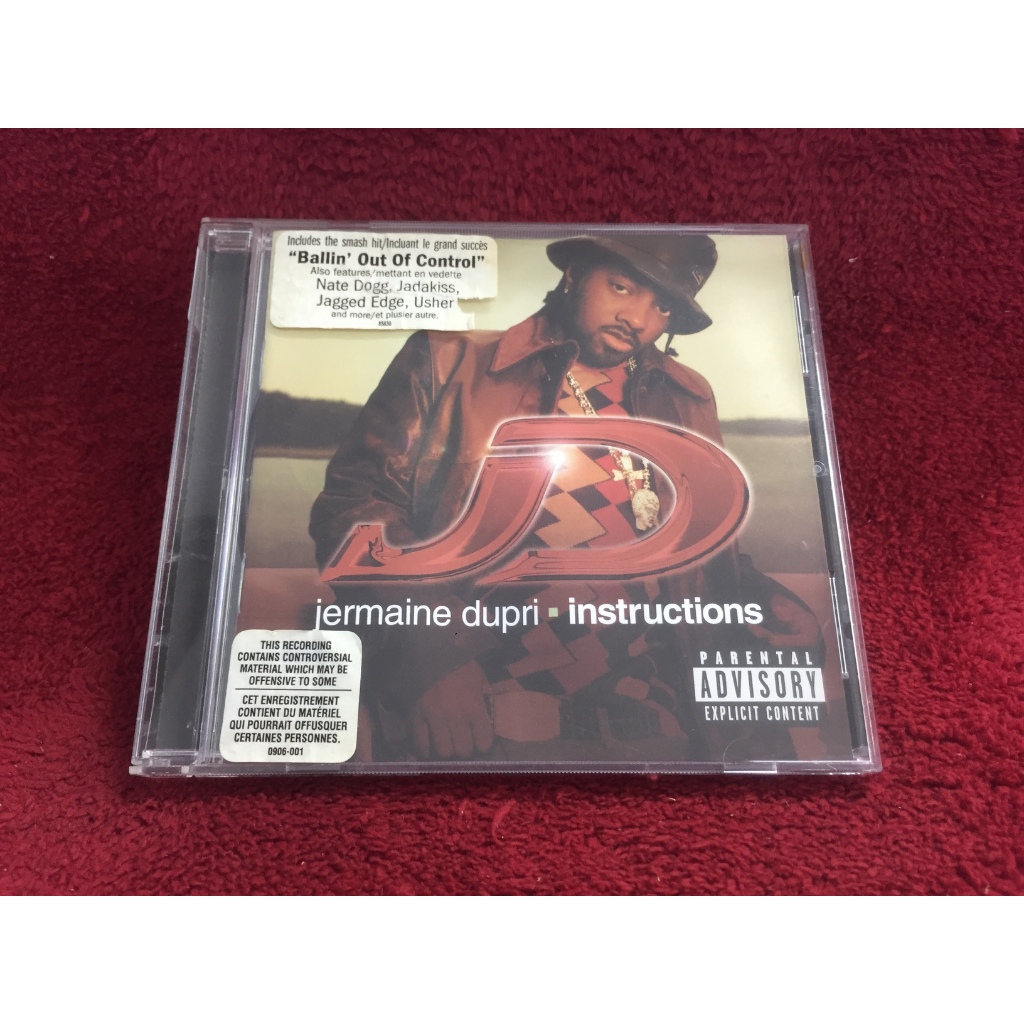 CD Jermaine Dupri – Instructions สภาพตามปก CA8-134