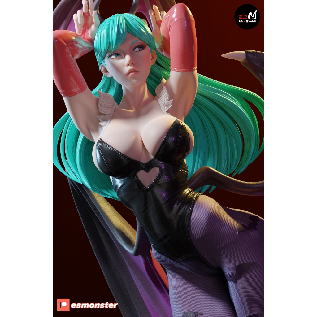 Morrigan - Aensland Darkstalkers โมเดล ฟิกเกอร์ 3D Printing Model 1/8–1/6 [โมเดลเรซิ่นไม่ทำสี]