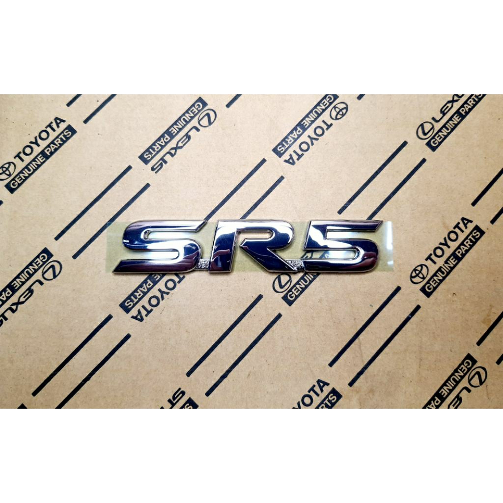 Logo SR5 ของแท้ Toyota Vigo ตัวส่งออก ตัวนอก ราคาต่อชิ้น