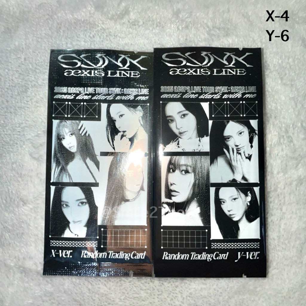 [พร้อมส่ง]  aespa - [SYNK : aeXIS LINE MD] RANDOM TRADING CARD