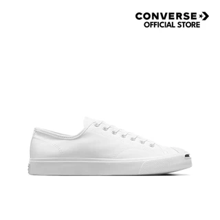 CONVERSE รองเท้าผ้าใบ SNEAKERS คอนเวิร์ส JACK PURCELL COTTON OX WHITE Unisex 164057CU_H5WTXX