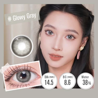 Magister & Realcon คอนแทคเลนส์ Glowy Series แว่นตาสายตาสั้น คอนแทกขยายรูม่านตา Glowy Brown Lens 14.50MM