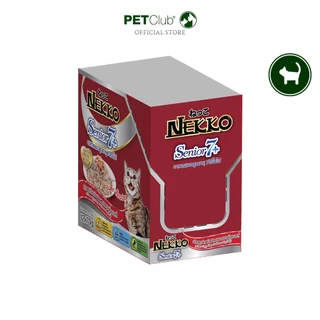 [PETClub] Nekko Senior 7+ 11+ Pouch - อาหารเปียกแมวสูงวัย 7+,11+ (ยกกล่อง12ซอง/ยกลัง48ซอง)